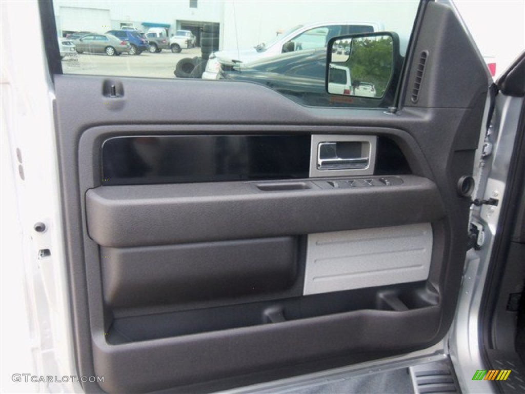 2012 F150 FX2 SuperCrew - Ingot Silver Metallic / Black photo #11