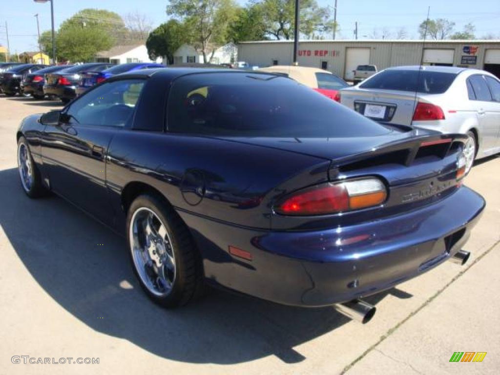 2001 Camaro SS Coupe - Navy Blue Metallic / Neutral photo #2