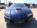 2001 Navy Blue Metallic Chevrolet Camaro SS Coupe  photo #3