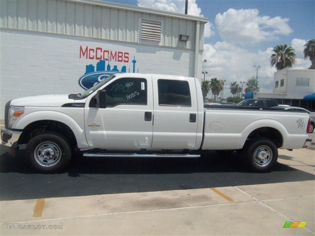 2012 F250 Super Duty XL Crew Cab 4x4 - Oxford White / Steel photo #2