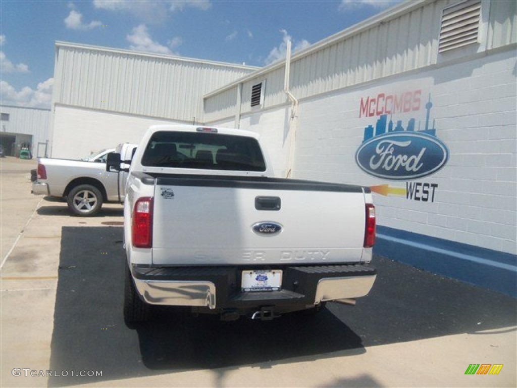 2012 F250 Super Duty XL Crew Cab 4x4 - Oxford White / Steel photo #4