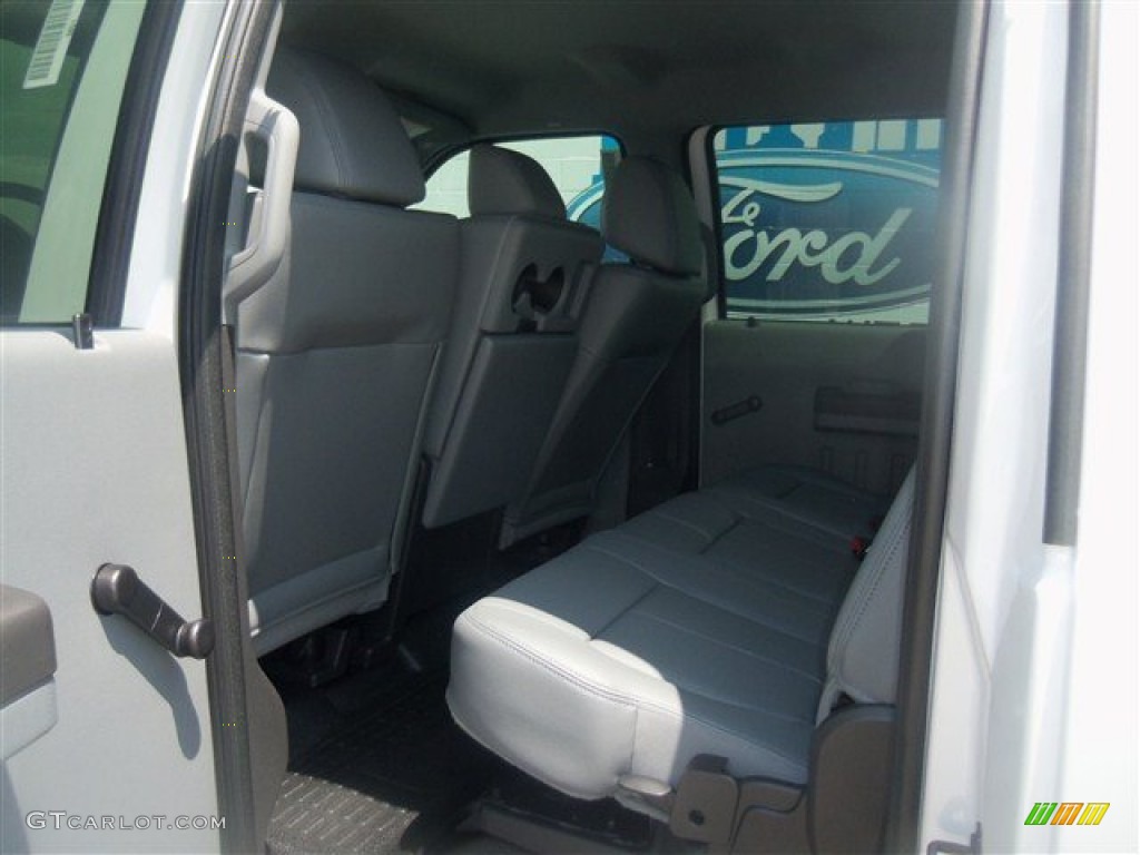 2012 F250 Super Duty XL Crew Cab 4x4 - Oxford White / Steel photo #13