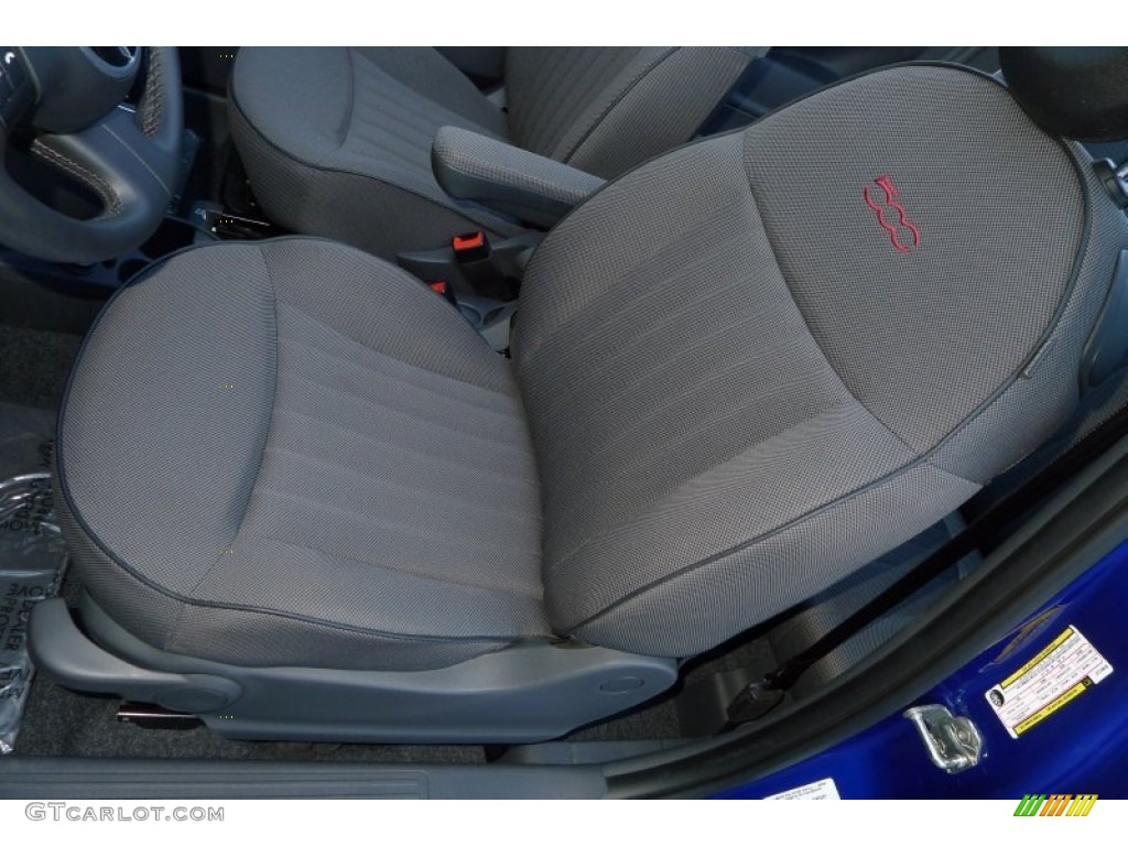 2012 Fiat 500 c cabrio Lounge Front Seat Photo #68046142
