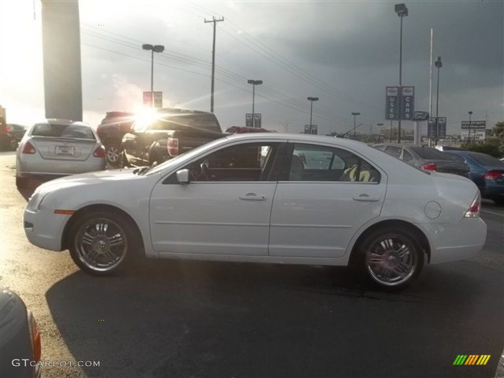 2007 Fusion SE - Oxford White / Light Stone photo #6