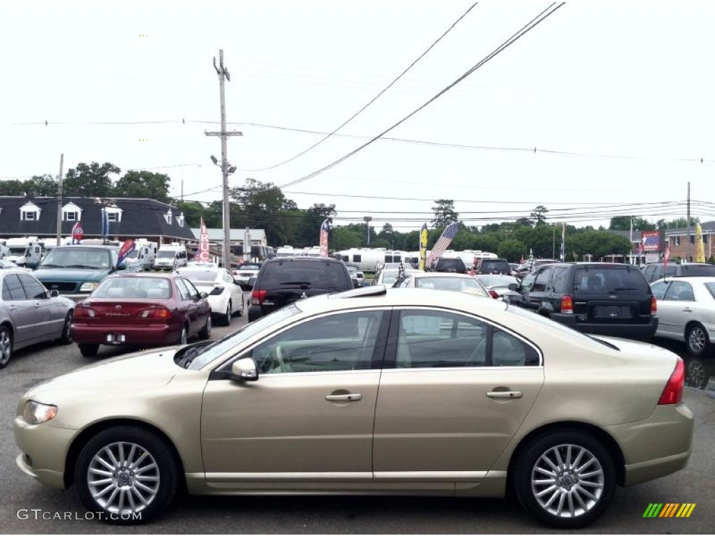 2007 S80 3.2 - Shimmer Gold Metallic / Sandstone Beige photo #4