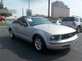 Satin Silver Metallic - Mustang V6 Deluxe Convertible Photo No. 1