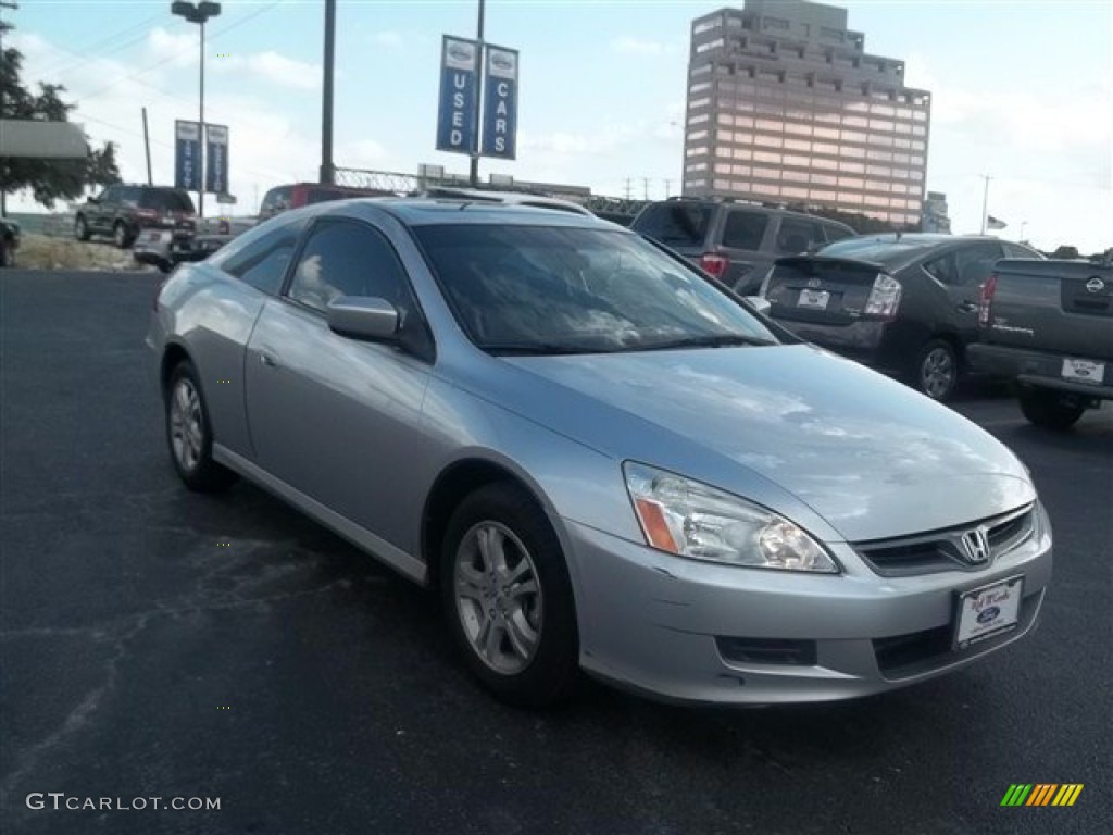 2006 Accord EX-L Coupe - Alabaster Silver Metallic / Gray photo #1