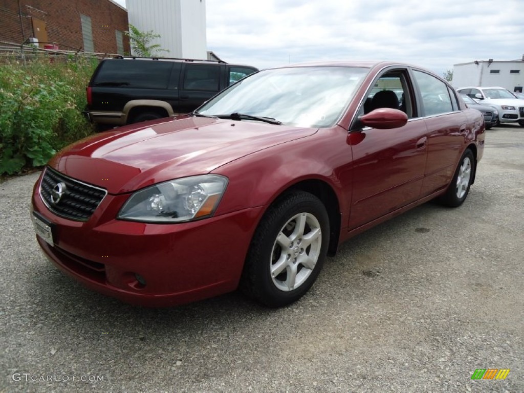 2006 Altima 2.5 S Special Edition - Code Red Metallic / Charcoal photo #1