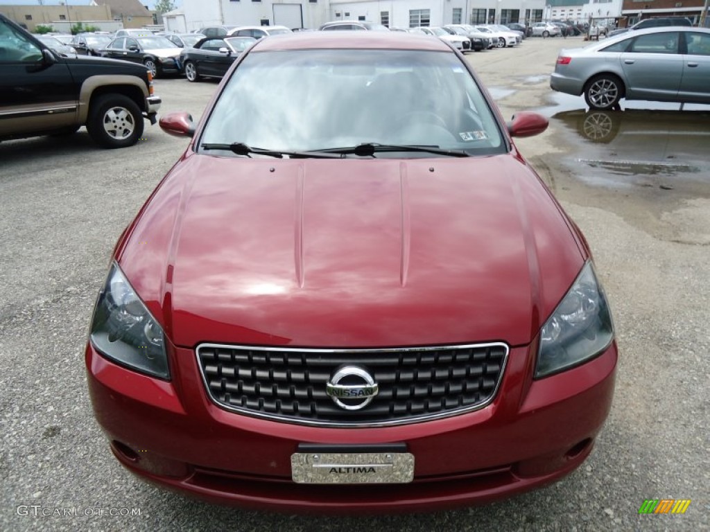 2006 Altima 2.5 S Special Edition - Code Red Metallic / Charcoal photo #2