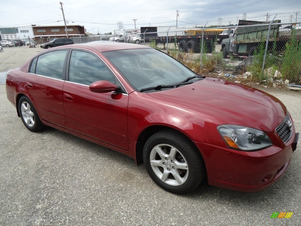 2006 Altima 2.5 S Special Edition - Code Red Metallic / Charcoal photo #3