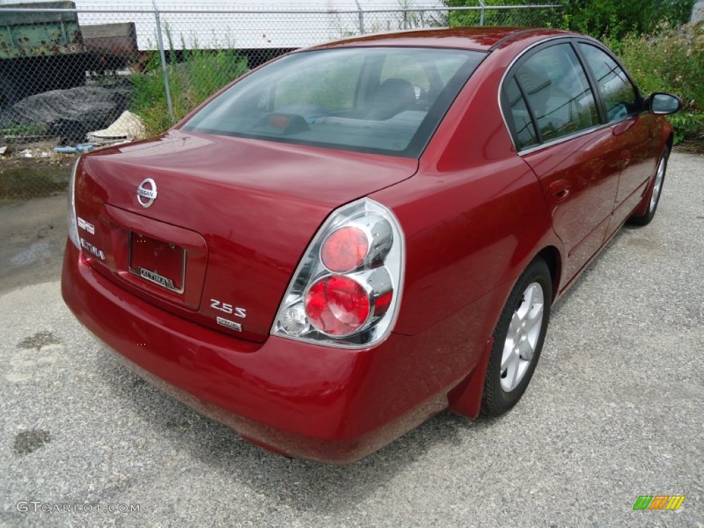 2006 Altima 2.5 S Special Edition - Code Red Metallic / Charcoal photo #6