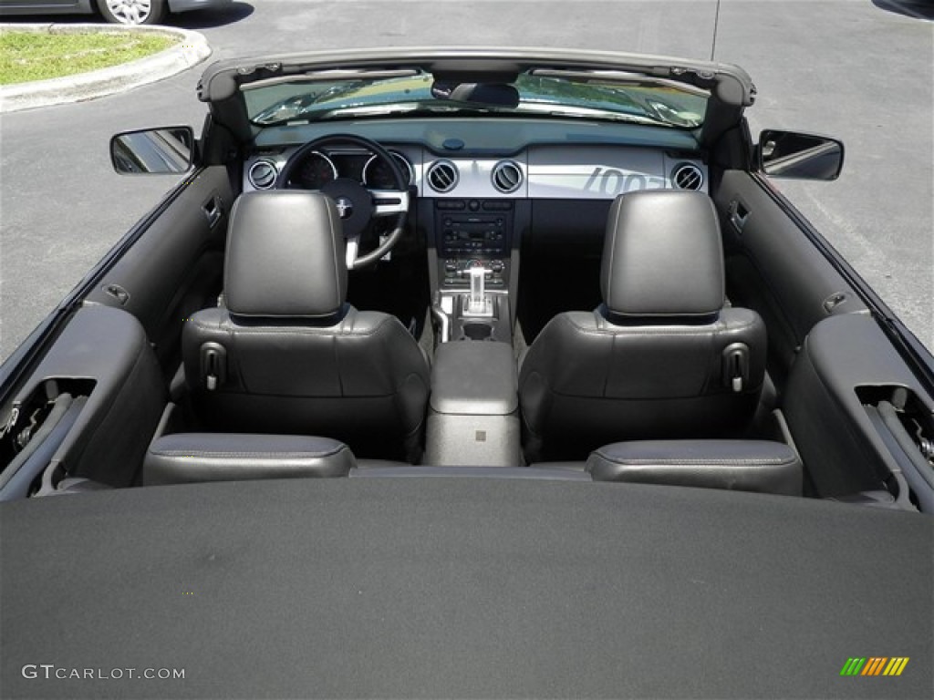 2007 Mustang V6 Premium Convertible - Black / Dark Charcoal photo #29