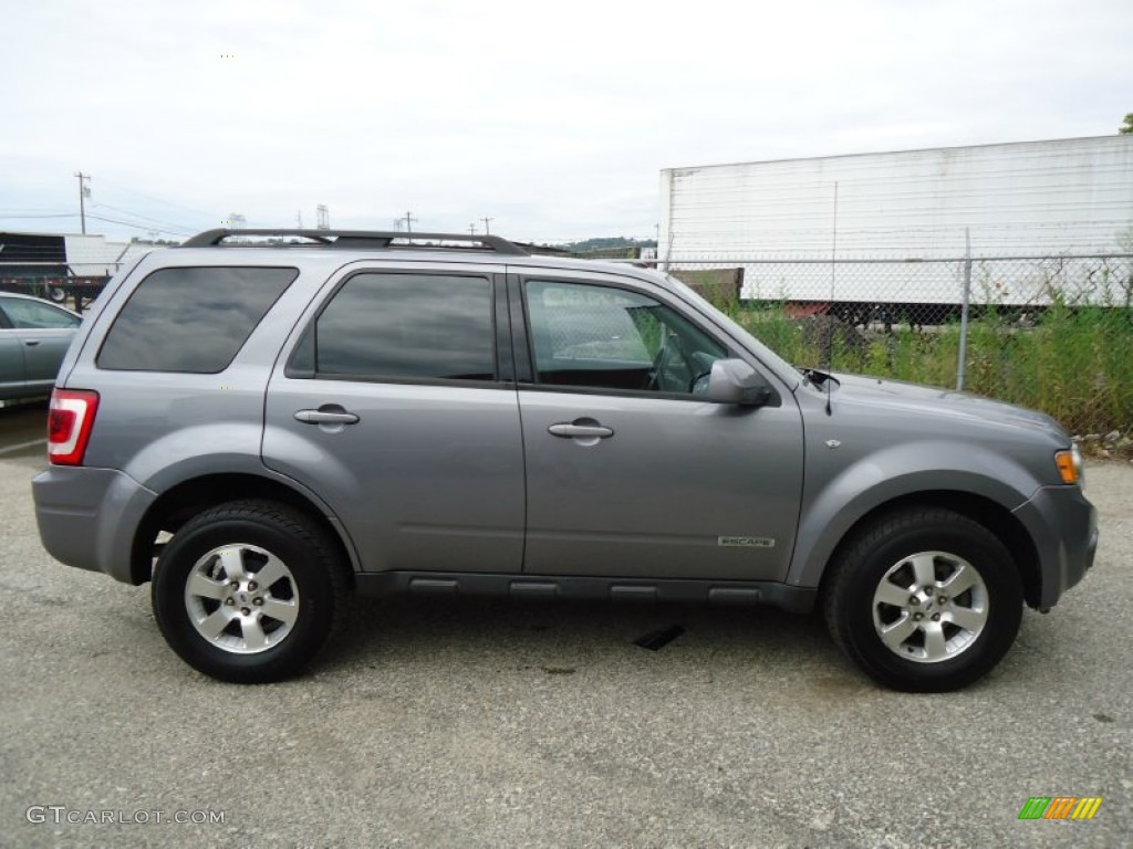 2008 Escape Limited 4WD - Tungsten Grey Metallic / Charcoal photo #5