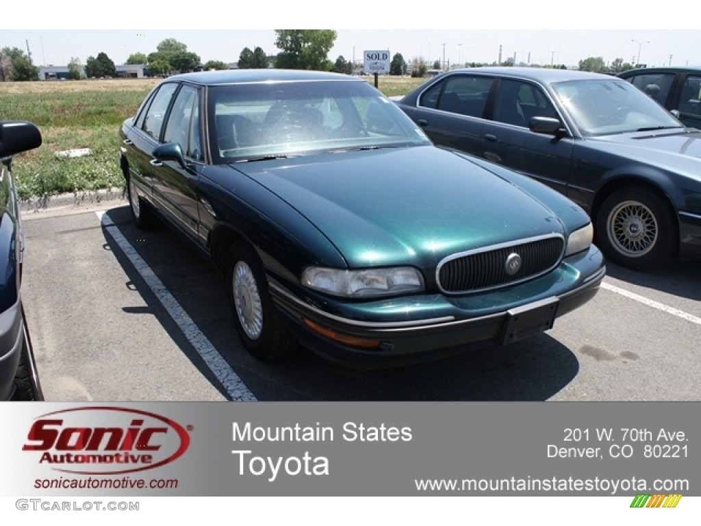 1999 LeSabre Custom Sedan - Emerald Green Pearl / Medium Gray photo #1