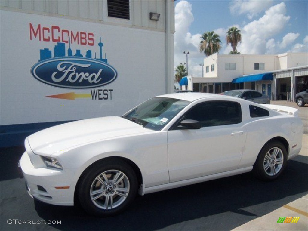 2013 Mustang V6 Coupe - Performance White / Stone photo #19