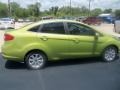 2013 Lime Squeeze Ford Fiesta SE Sedan  photo #7