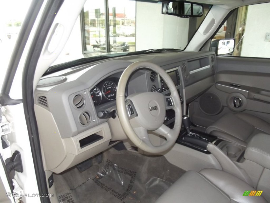 Dark Slate Gray Interior 2010 Jeep Commander Sport Photo #68049937