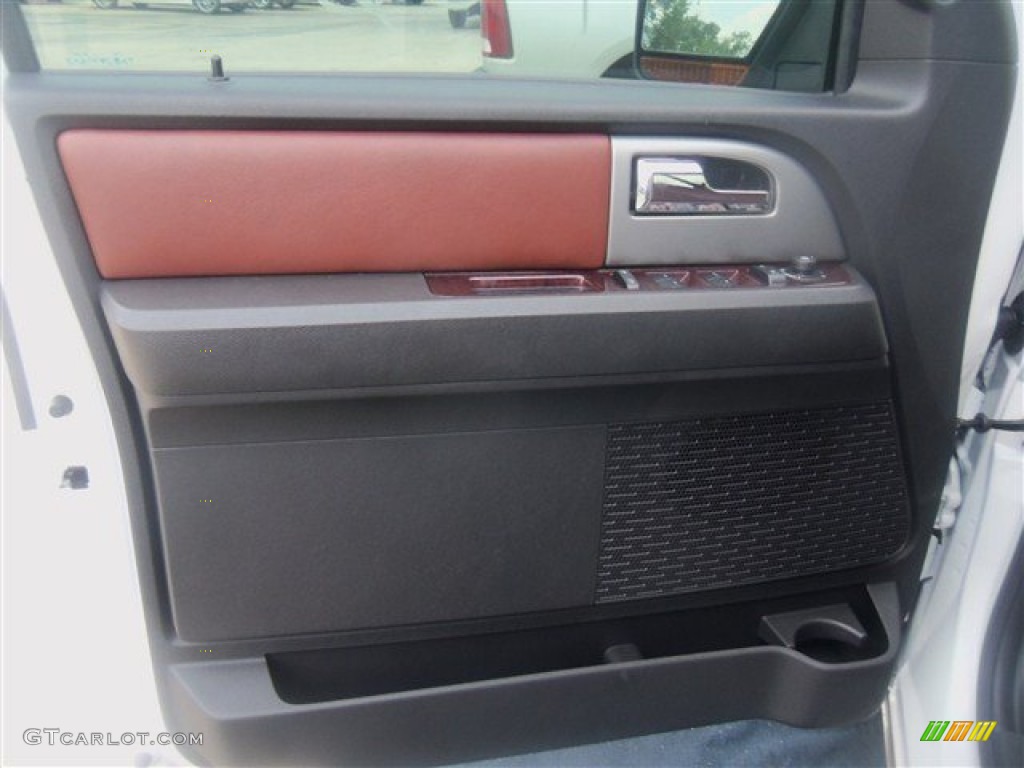 2012 Ford Expedition EL King Ranch Chaparral Door Panel Photo #68049976