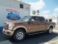 2012 Golden Bronze Metallic Ford F250 Super Duty King Ranch Crew Cab 4x4  photo #1