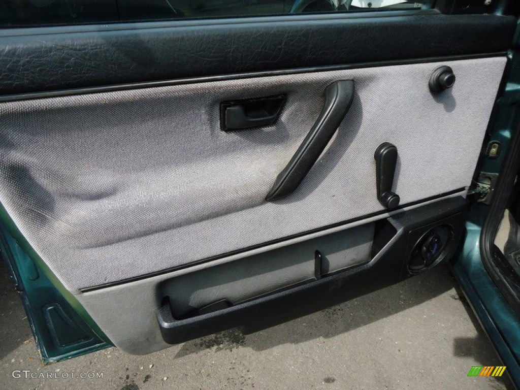 1991 Jetta Diesel Sedan - Dark Teal Metallic / Gray photo #22