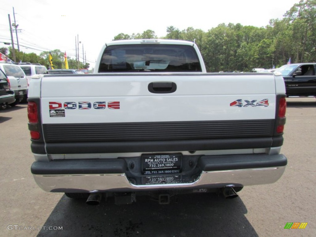 2000 Ram 1500 SLT Extended Cab 4x4 - Bright White / Mist Gray photo #8