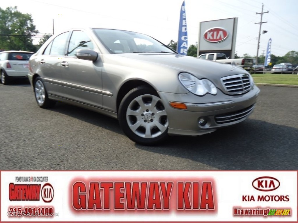 2006 C 280 4Matic Luxury - Pewter Metallic / Stone photo #1