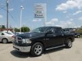 2010 Brilliant Black Crystal Pearl Dodge Ram 1500 Big Horn Crew Cab 4x4  photo #1