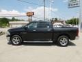 2010 Brilliant Black Crystal Pearl Dodge Ram 1500 Big Horn Crew Cab 4x4  photo #2