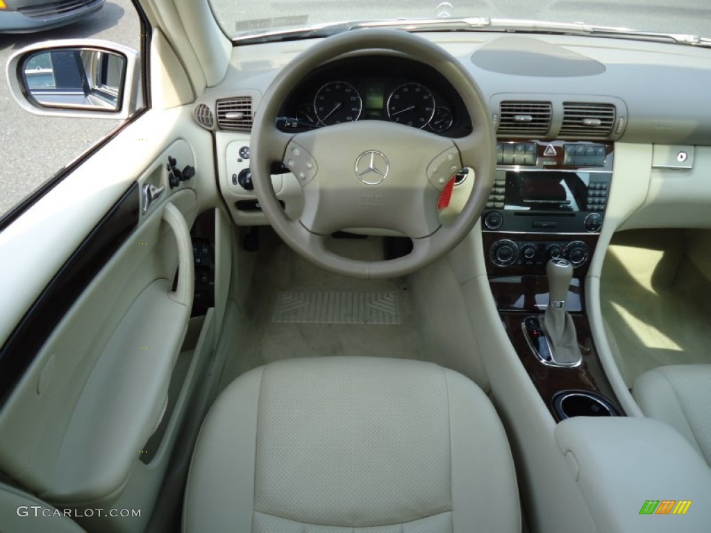 2006 Mercedes-Benz C 280 4Matic Luxury Stone Dashboard Photo #68054465