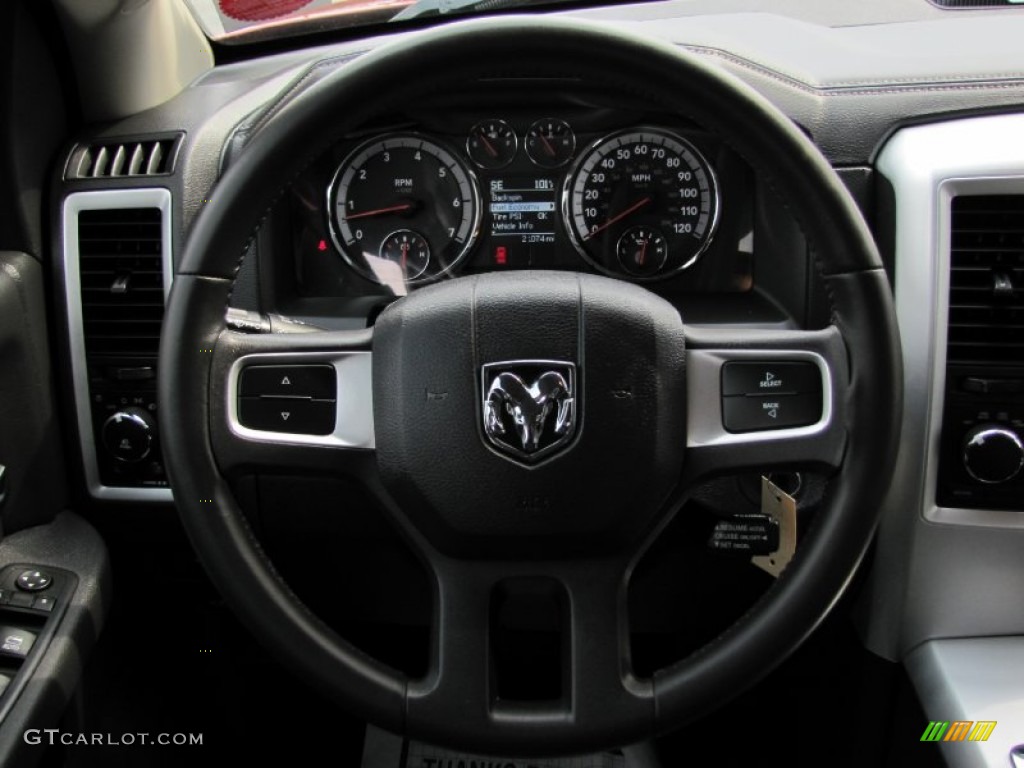 2011 Ram 1500 Sport Crew Cab 4x4 - Deep Cherry Red Crystal Pearl / Dark Slate Gray/Medium Graystone photo #11