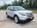 2013 Ingot Silver Metallic Ford Explorer XLT  photo #1