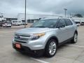 2013 Ingot Silver Metallic Ford Explorer XLT  photo #9