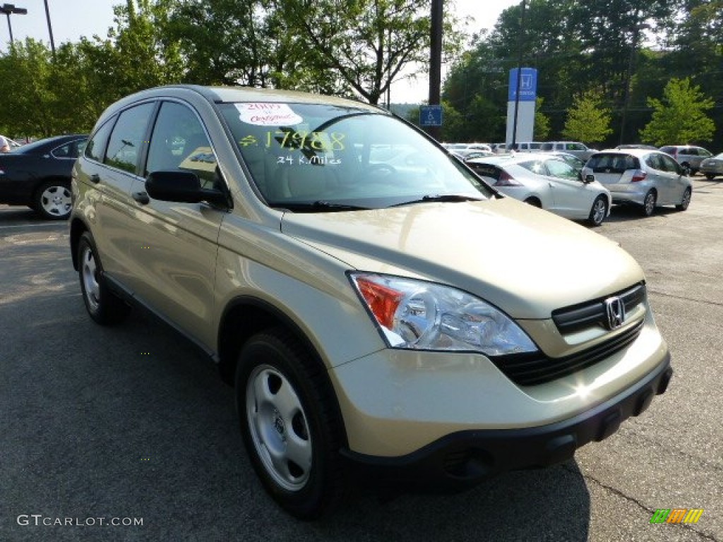 2009 CR-V LX - Borrego Beige Metallic / Ivory photo #7