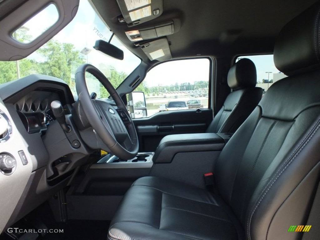 2012 Ford F250 Super Duty Lariat Crew Cab 4x4 Front Seat Photo #68057165