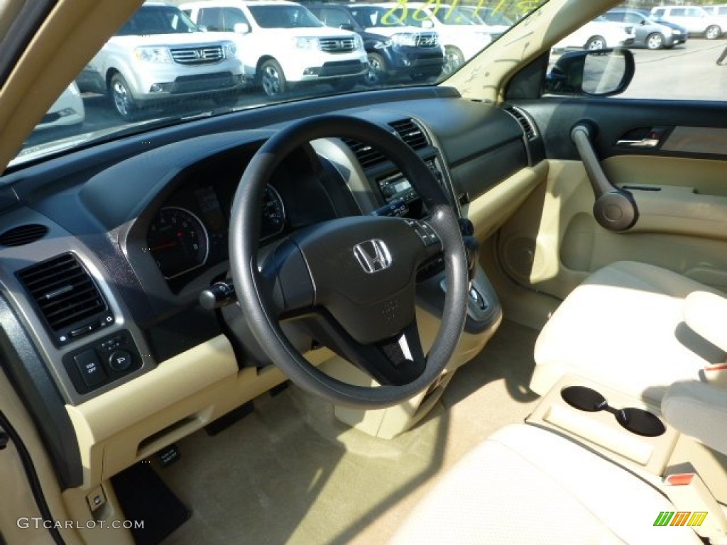 2009 CR-V LX - Borrego Beige Metallic / Ivory photo #20