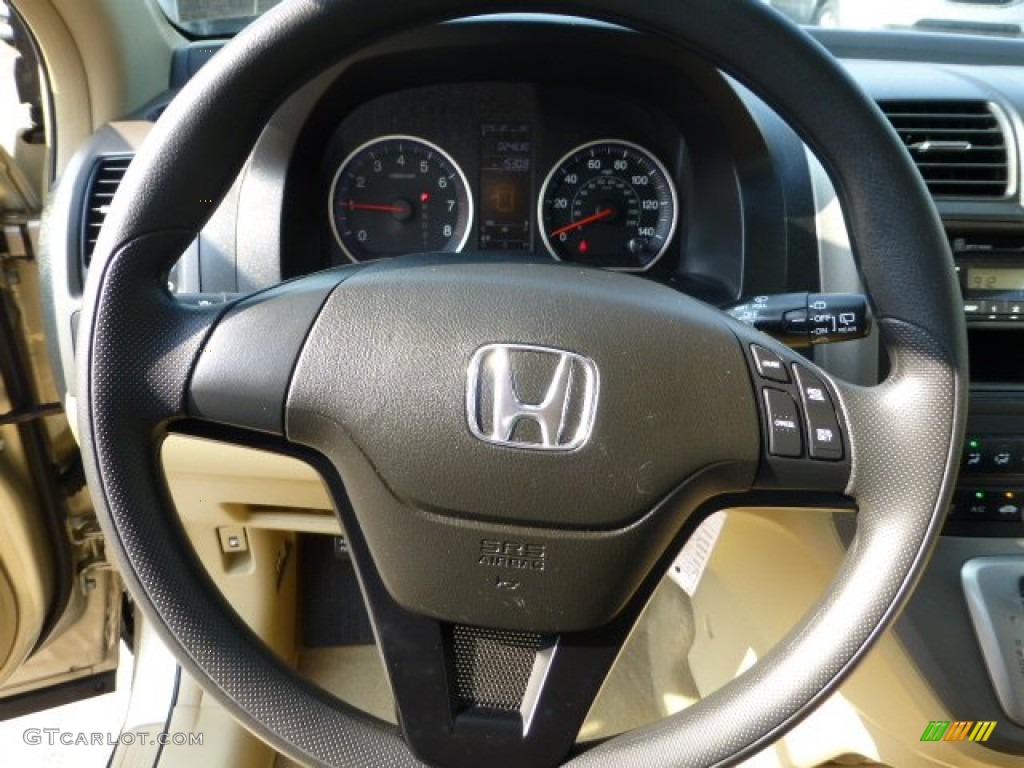 2009 CR-V LX - Borrego Beige Metallic / Ivory photo #22