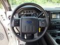 Black 2012 Ford F250 Super Duty Lariat Crew Cab 4x4 Steering Wheel