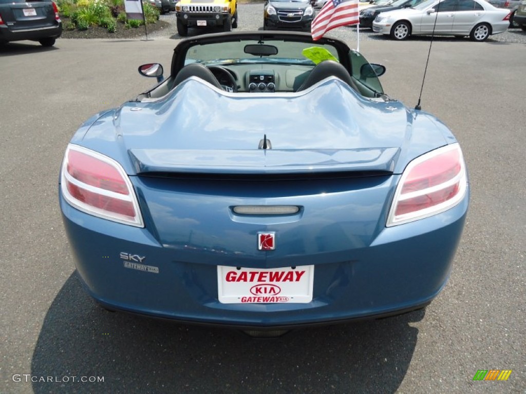 2007 Sky Roadster - Bluestone / Black photo #6