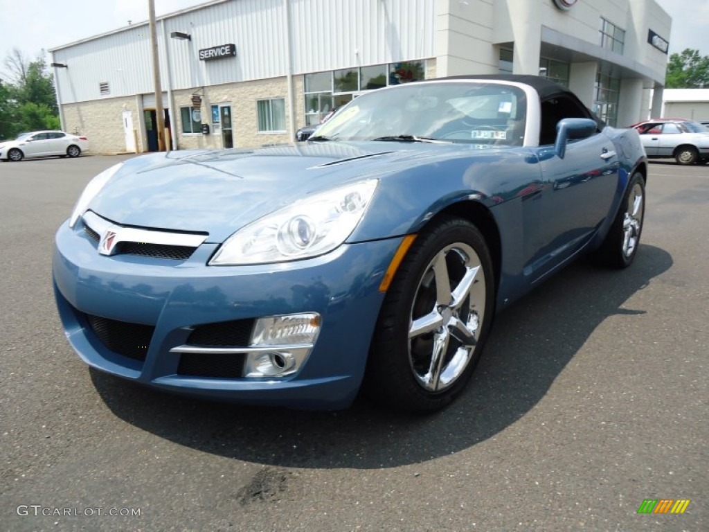 2007 Sky Roadster - Bluestone / Black photo #15