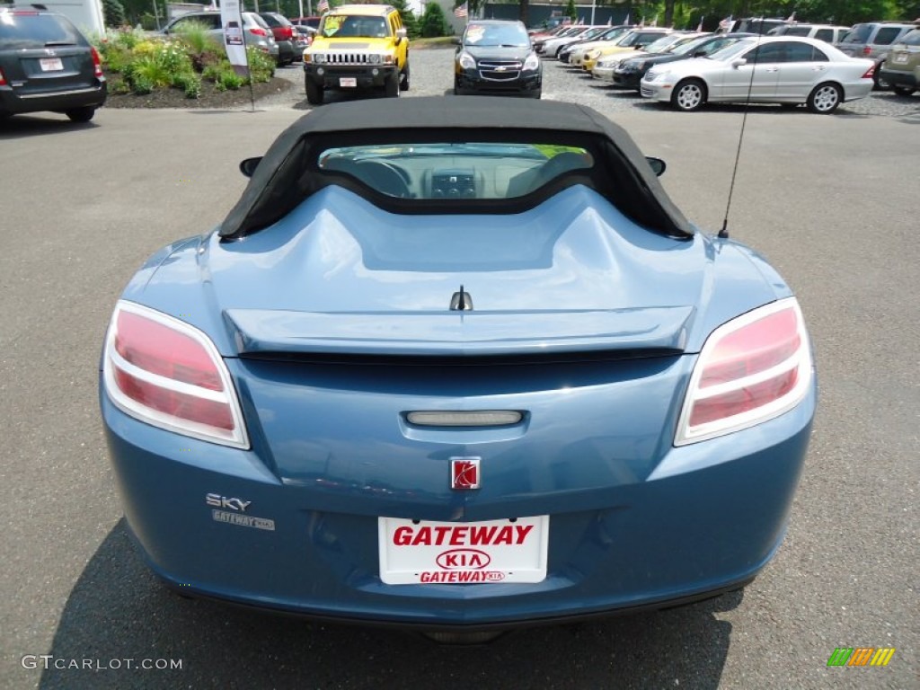 2007 Sky Roadster - Bluestone / Black photo #18