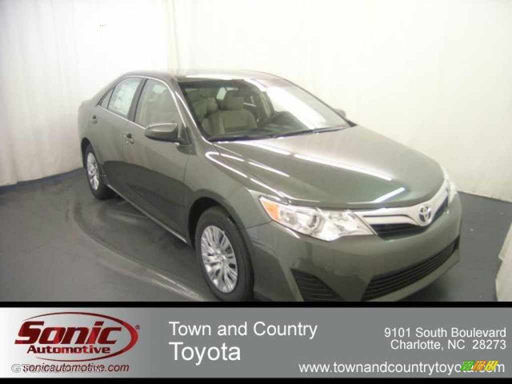 2012 Camry LE - Cypress Green Pearl / Ivory photo #1