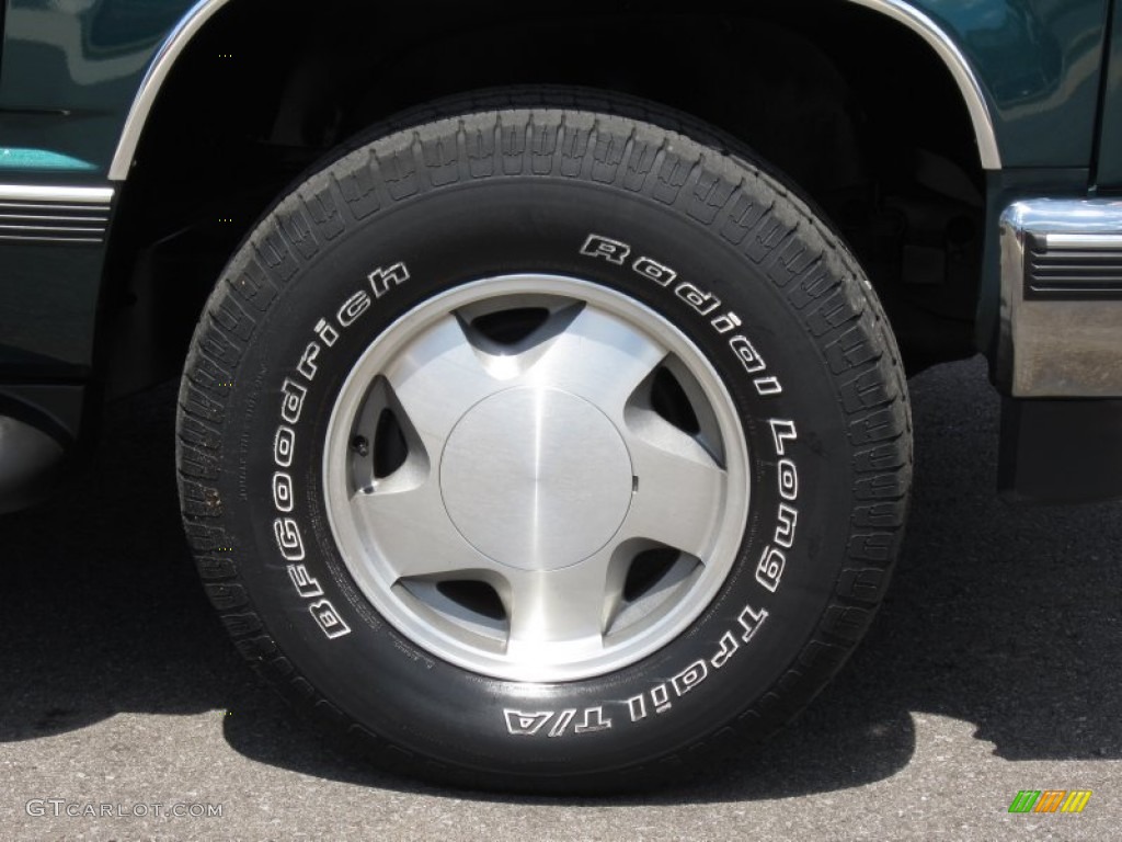 1996 Yukon SLT 4x4 - Emerald Green Metallic / Neutral photo #49