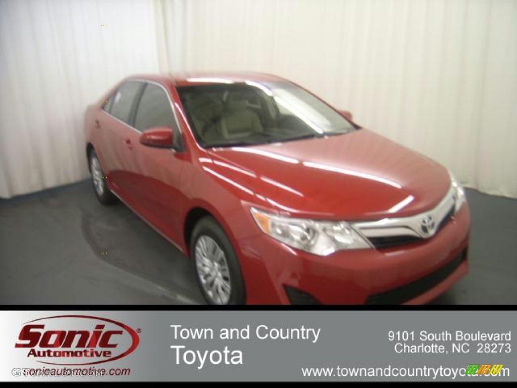 Barcelona Red Metallic Toyota Camry