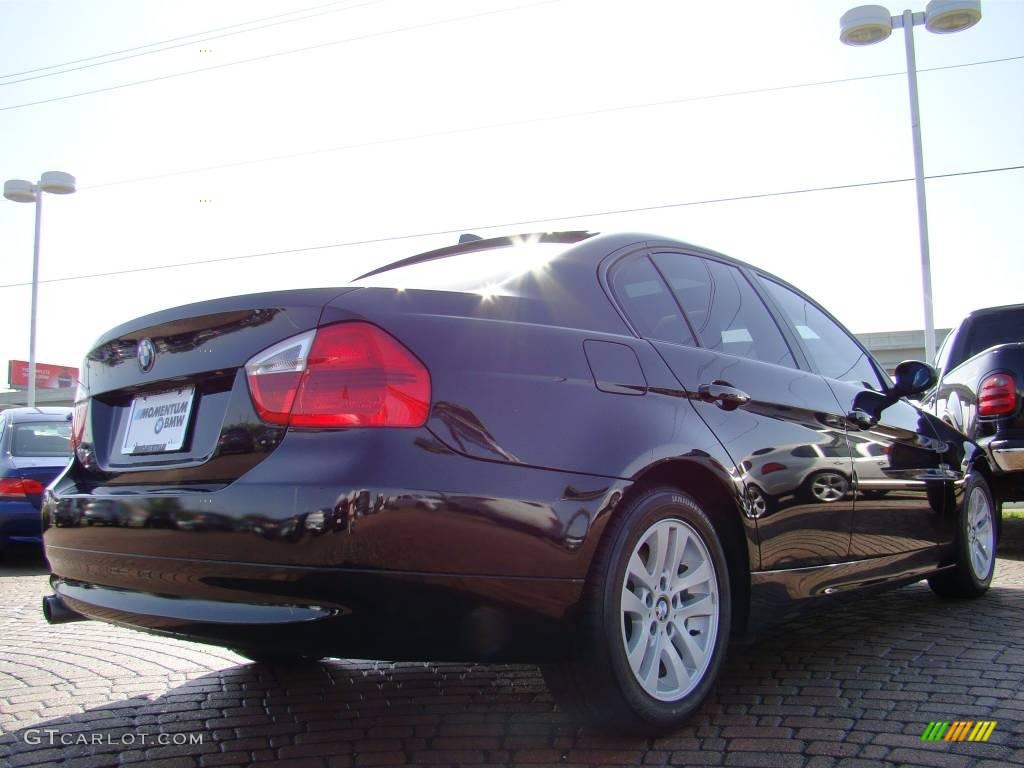 2007 3 Series 328i Sedan - Jet Black / Beige photo #5