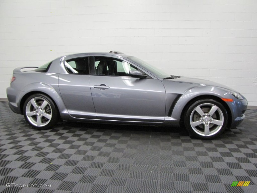 2004 RX-8 Grand Touring - Titanium Gray Metallic / Black photo #9