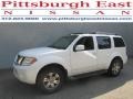 2009 White Frost Nissan Pathfinder LE 4x4  photo #1