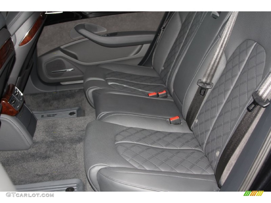 2013 Audi A8 L 3.0T quattro Rear Seat Photo #68061950