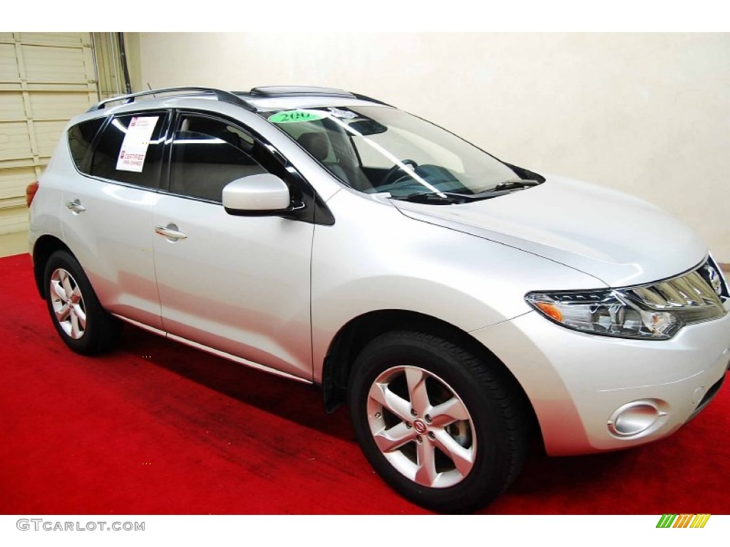 2009 Murano SL - Brilliant Silver Metallic / Black photo #1