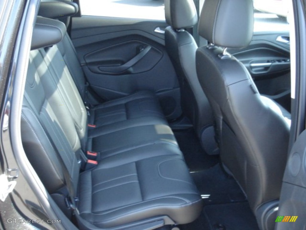 Charcoal Black Interior 2013 Ford Escape Titanium 2.0L EcoBoost 4WD Photo #68063901