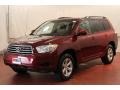 2010 Salsa Red Pearl Toyota Highlander V6  photo #4